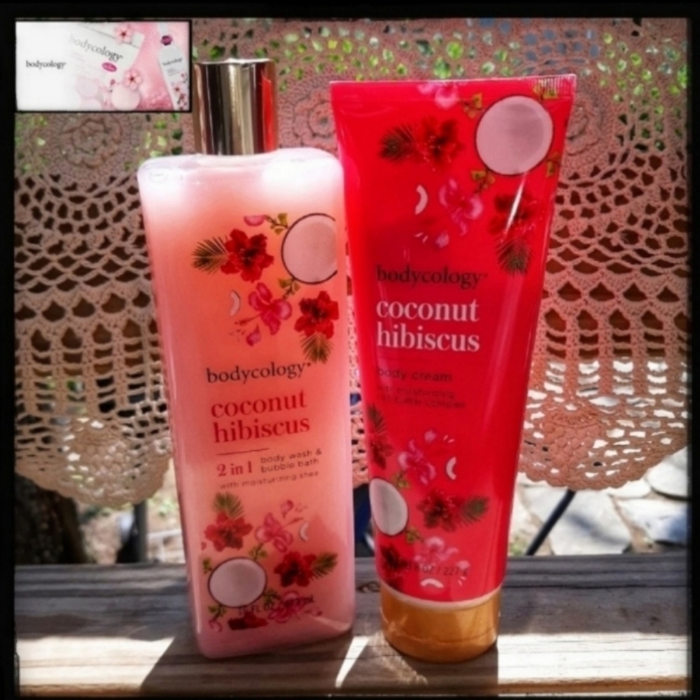 🆕️FINAL PRICE🌺COCONUT HIBISCUS BODY WASH & CREAM - Picture 12 of 13
